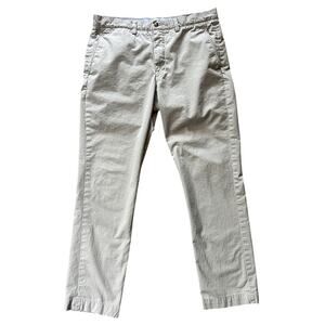 Ralph Lauren Polo Stretch Straight Fit Twill Chino Khaki Pants 34X32